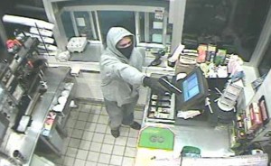 The suspect was captured on surveillance footage during a recent robbery in Norwood. (Photo courtesy of the Canton Police Department) 