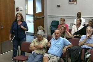 Sherman Street neighbors speak out at the October 2 Planning Board meeting. (Click to view CCTV coverage)