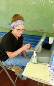 Alissa Eardley in Nicaragua last January